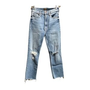Mother Party Like a Pirate High Waisted Rider Ankle Fray Women's Jeans Size 26